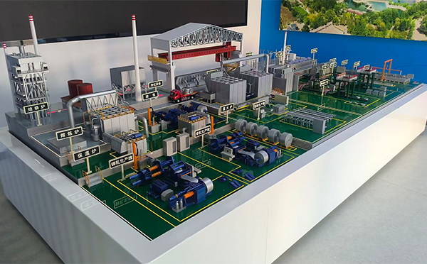 酒钢集团东铝厂-铝材生产线环县机械模型